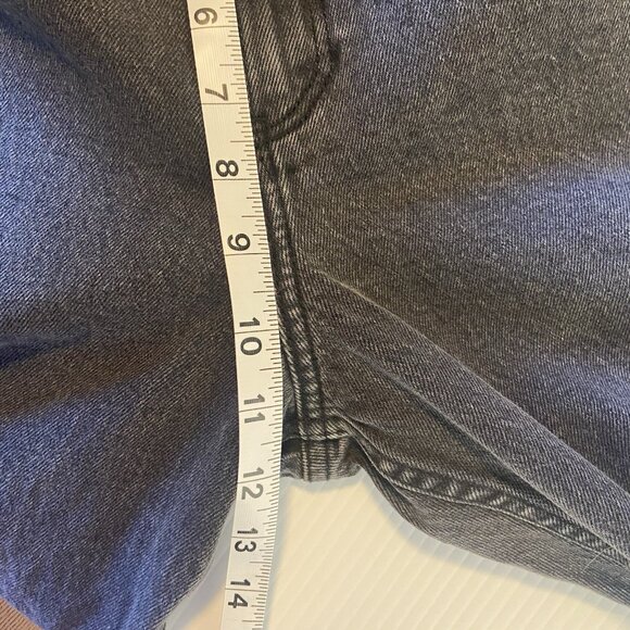 ABERCROMBIE FITCH Jeans Women’s 14 Curve Love 90’s Baggy Button Fly LowRise Dark - Picture 10 of 10